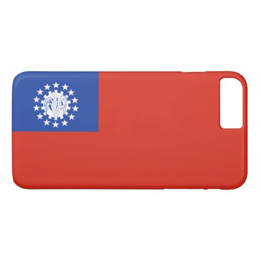 vlag van Myanmar Case-Mate iPhone Case (Achterkant (Horizontaal))