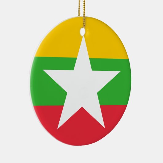 Vlag van Myanmar Ornament (Rechts)