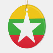 Vlag van Myanmar Ornament (Links)