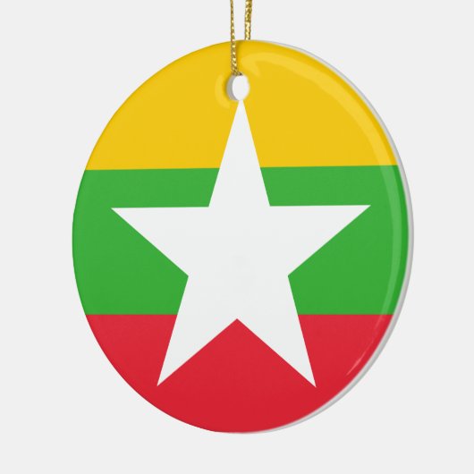 Vlag van Myanmar Ornament (Links)