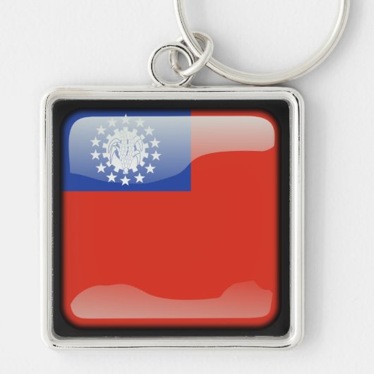 vlag van Myanmar Sleutelhanger (Voorkant)