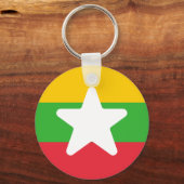vlag van Myanmar Sleutelhanger (Voorkant)