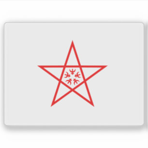 Vlag van Nagasaki, Nagasaki, Japan Sticker