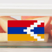 Vlag van Nagorno-Karabach Labels (Aangebracht)