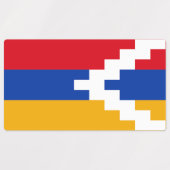 Vlag van Nagorno-Karabach Labels (Design 1)