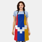 Vlag van Nagorno-Karabach Schort (Gedragen)