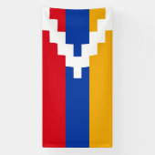 Vlag van Nagorno-Karabach Spandoek (Verticaal)