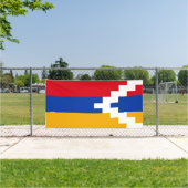 Vlag van Nagorno-Karabach Spandoek (Insitu)