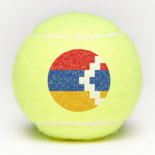 Vlag van Nagorno-Karabach Tennisballen