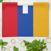 Vlag van Nagorno-Karabach Theedoek (Gevouwen)