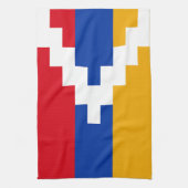 Vlag van Nagorno-Karabach Theedoek (Verticaal)