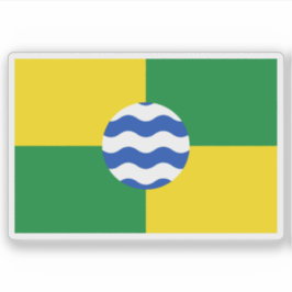 Vlag van Nairobi, de Republiek Kenia Sticker