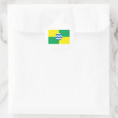 Vlag van Nairobi Ronde Sticker (Tas)