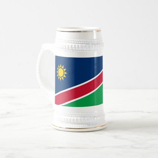 Vlag van Namibië Bierpul (Voorkant links)