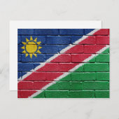 Vlag van Namibië Briefkaart (Voorkant / Achterkant)