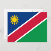 Vlag van Namibië Briefkaart (Voorkant / Achterkant)