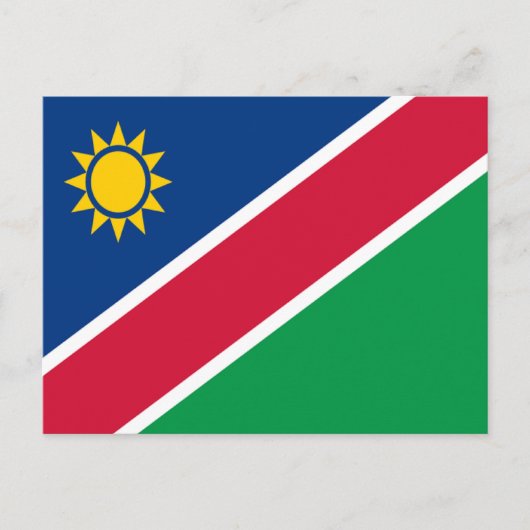 Vlag van Namibië Briefkaart (Voorkant)