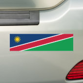 Vlag van Namibië Bumpersticker (Op auto)
