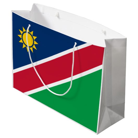 Vlag van Namibië Groot Cadeauzakje (Achterkant Gekanteld)