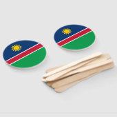 Vlag van Namibië Handwaaier (Niet-gemonteerd)