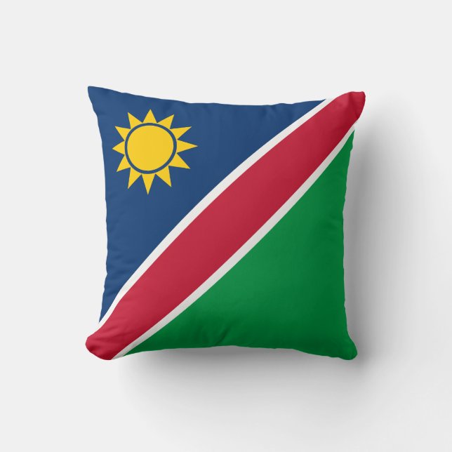 Vlag van Namibië Kussen (Voorkant)