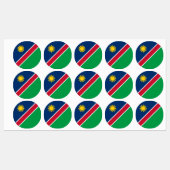 Vlag van Namibië Labels (Vel)