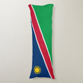 Vlag van Namibië Lichaamskussen (Voorkant Verticaal)