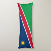 Vlag van Namibië Lichaamskussen (Achterkant (Verticaal))
