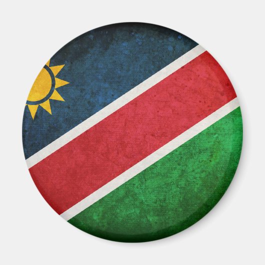 Vlag van Namibië Magneet (Voorkant)