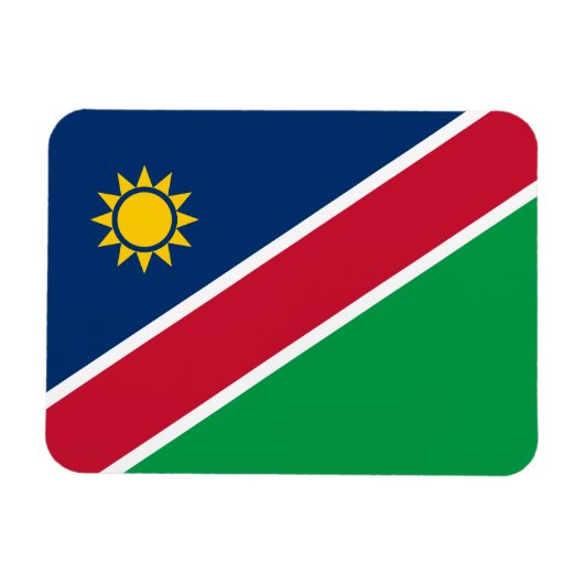 Vlag van Namibië Magneet (Horizontaal)