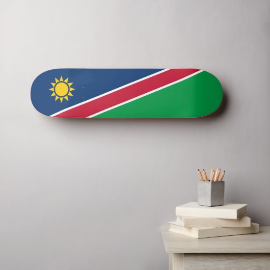 Vlag van Namibië Persoonlijk Skateboard (Muurkunst (Horizontaal))