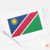 Vlag van Namibië Rechthoekige Sticker (Envelop)