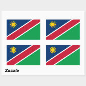 Vlag van Namibië Rechthoekige Sticker (Vel)