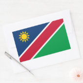 Vlag van Namibië Rechthoekige Sticker (Envelop)