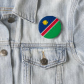 Vlag van Namibië Ronde Button 5,7 Cm (In situ)