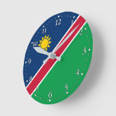 Vlag van Namibië Ronde Klok (Hoek)