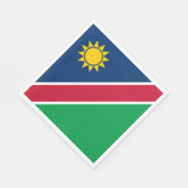 Vlag van Namibië Servet (Hoek)