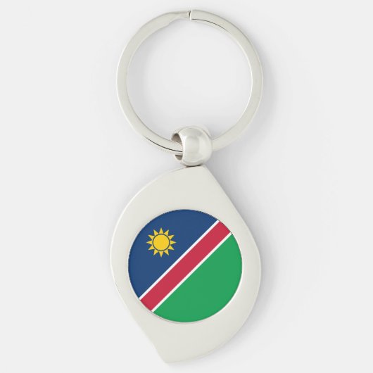Vlag van Namibië Sleutelhanger (Voorkant)