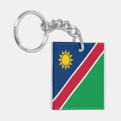 Vlag van Namibië Sleutelhanger (Voorkant Links)