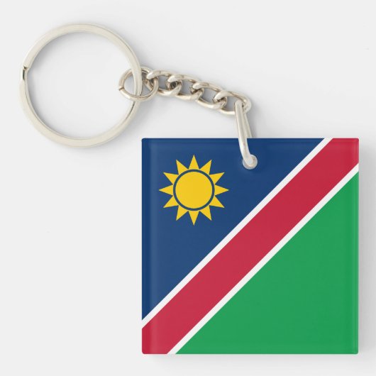 Vlag van Namibië Sleutelhanger (Voorkant)