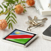 Vlag van Namibië Sleutelhanger (Zijkant)