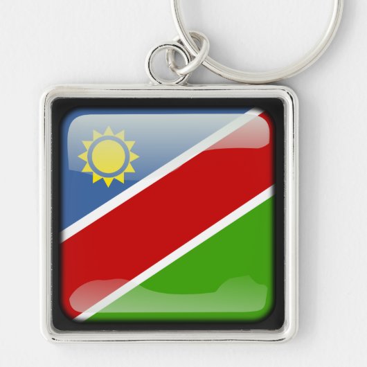 Vlag van Namibië Sleutelhanger (Voorkant)