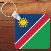 Vlag van Namibië Sleutelhanger (Voorkant)