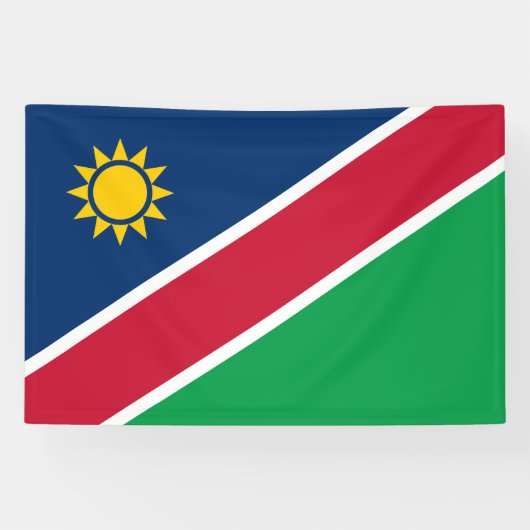 Vlag van Namibië Spandoek (Horizontaal)
