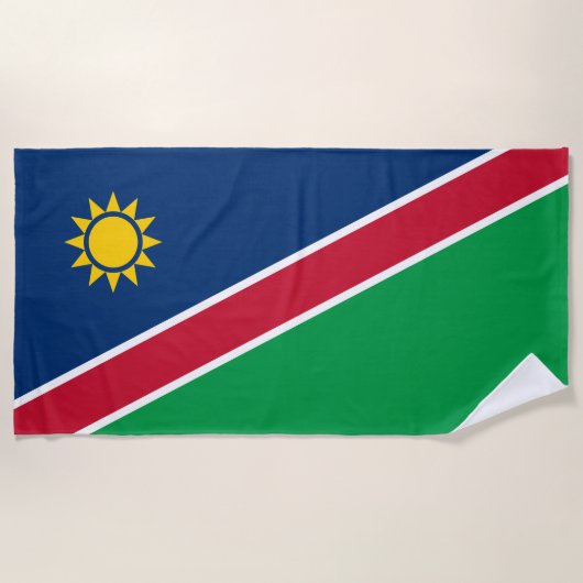 Vlag van Namibië Strandlaken (Voorkant)