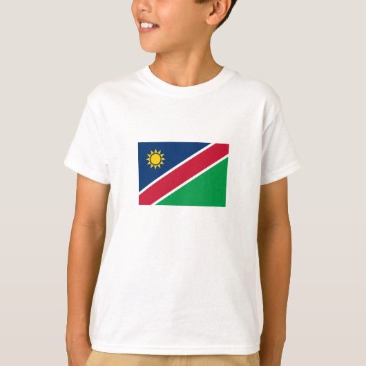 Vlag van Namibië T-shirt (Voorkant)
