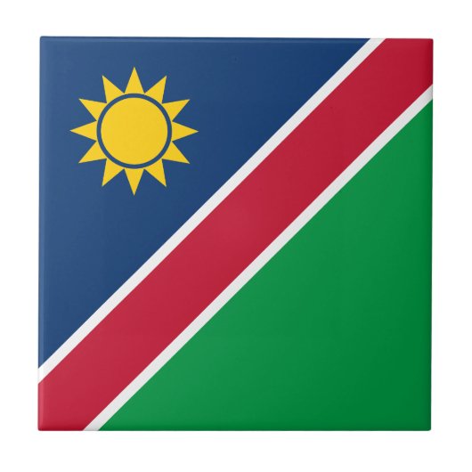 Vlag van Namibië Tegeltje (Voorkant)