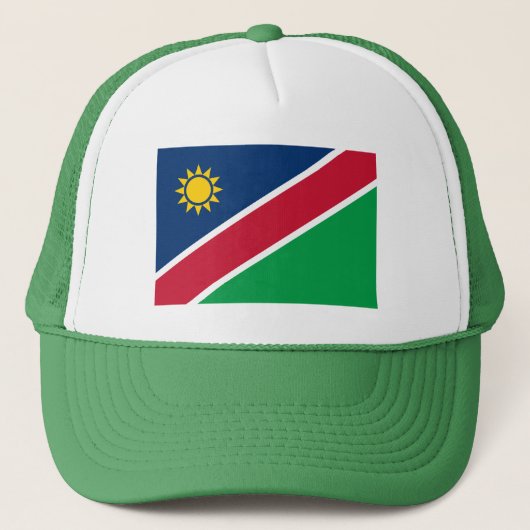 Vlag van Namibië Trucker Pet (Voorkant)