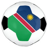 Vlag van Namibië Voetbal (Gedraaid)