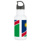 Vlag van Namibië Waterfles (Achterkant)